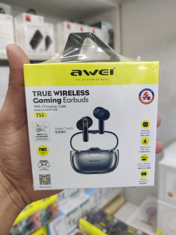 Awei T52 True Wireless Gaming Earbud - Image 3