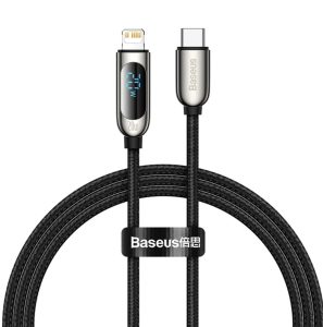 BaseusDisplayFastChargingDataCableType CtoiP20W