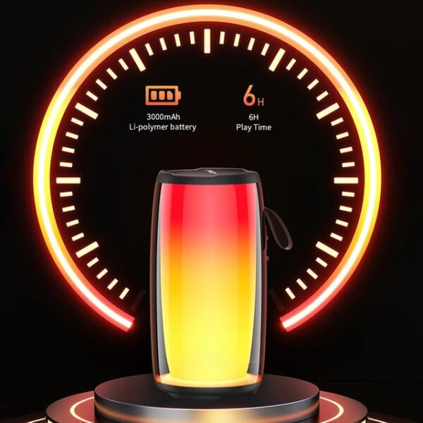 Awei Y528 RGB Light Playback Bluetooth 5.3 Speaker Portable TWS Hifi Wireless Speaker USB Outdoor Mini Music Loudspeaker - Image 4