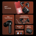 BOAT Immortal 150 - Low Latency Earbuds for Gaming - Image 4