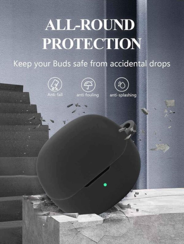 Silicone Premium protective case For Qcy Melobuds Pro - Image 3