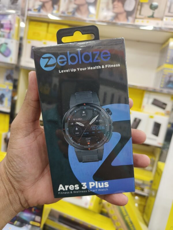 ZEBLAZE ARES 3 PLUS Fitness & Wellness Smart Watch- Always On Display - Image 5