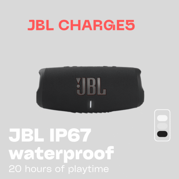 Grey Minimalist Product Advertising Instagram Post JBL CHARGE 5  ORIGINAL PRO SOUND - Image 2