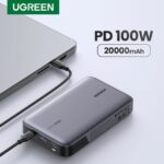 Ugreen 20000mAh Two-way Fast Charging PD100W Max Power Bank