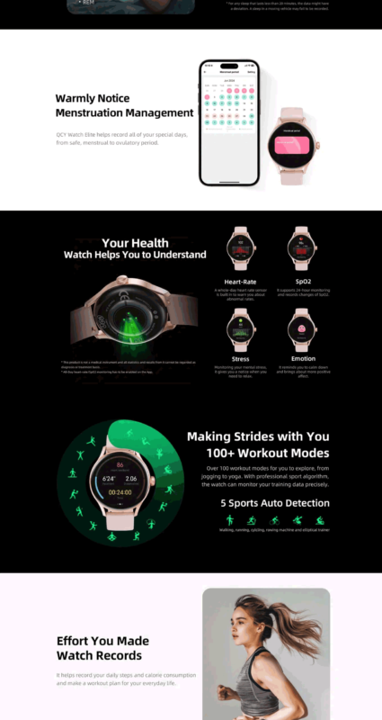 QCY Elite S11 smart watch Best price in BD
