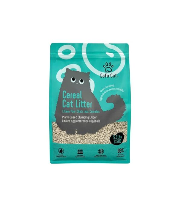 pet-product-cats-litter-1-0.jpg Dofu Cat Unscented Cereal Clumping Tofu Cat Litter - Image 1