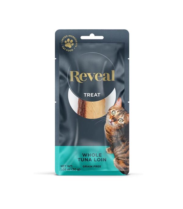 pet-product-cats-treats-10-0.jpg Reveal Natural Grain-Free Whole Tuna Loin Chewy Cat Treats - Image 1