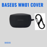 Silicone Case for Baseus Bowie WM01 – Soft Protective Earphone Cover with Hook