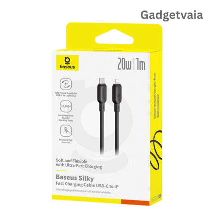 Baseus Silky Series 20W Type-C to Lightning Cable 1M