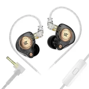 KZ EDX PRO 2 Dynamic 10mm Super Linear IEM Earphones Black 3.5mm