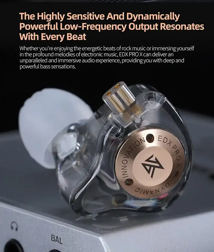 KZ Edx Pro X Earphone built in mic 3 KZ Edx Pro X Earphone 3