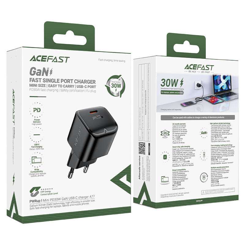 Acefast A77 Mini GaN PD30W Fast Charger