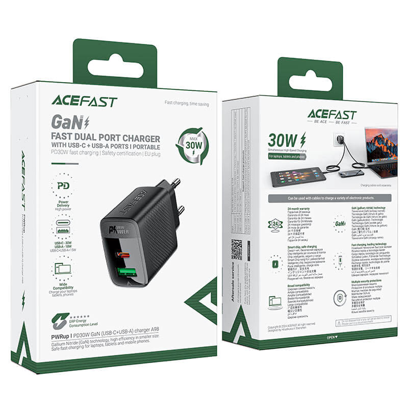 ACEFAST A98 PD30W GaN Wall Charger