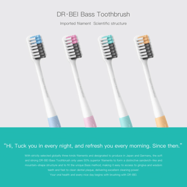 Xiaomi Doctor Bei Bass Toothbrush (4pcs)