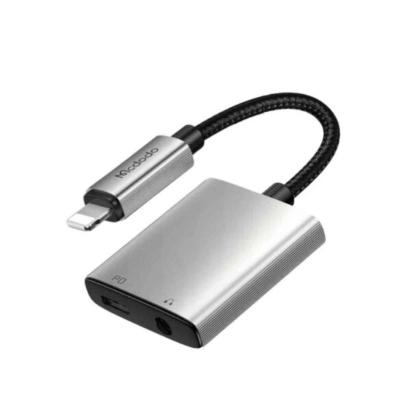 Mcdodo CA-554 2-in-1 Lightning To DC3.5 & Lightning Audio Adapter