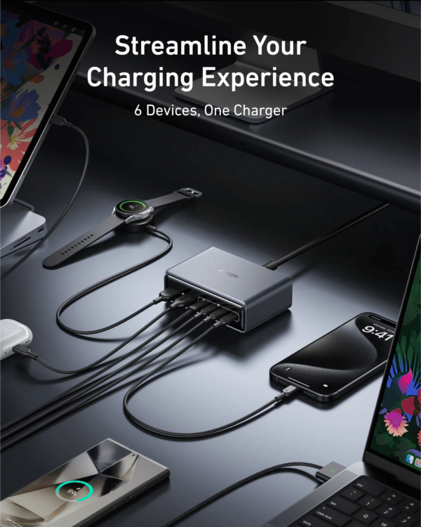 Anker Gan Prime A2683 Charging station 200w 6ports