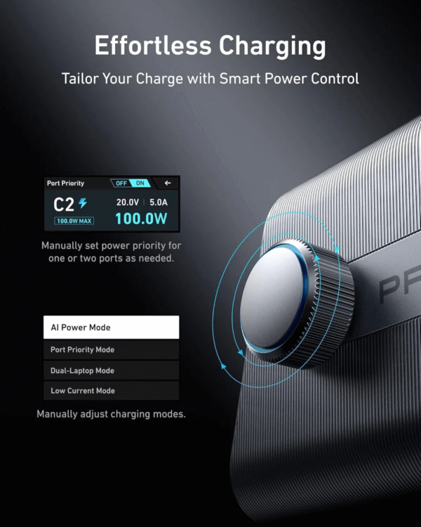Anker Prime 250W GaN USB-C Charging Station (A2345) – Ultra-Fast 6-Port Smart Charging Hub