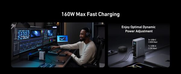 Anker Prime A83B6 14-in-1 160W Dual Display Charging Dock Station