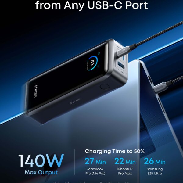 Anker Prime A110A 26000mAh Power Bank 300W Compact Size