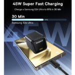 Baseus 45w gan6 USB-C fast charger