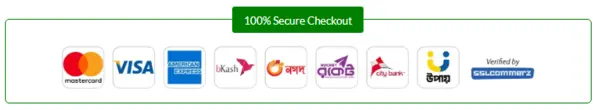 100% Secure Checkout