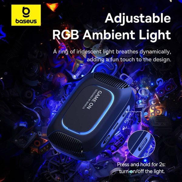 Baseus MagPro II Ultra Slim Wireless Magnetic Gaming Phone Cooler RGB light
