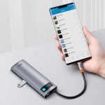 Baseus Metal Gleam Series 11-in-1 Type-C HUB file transfer