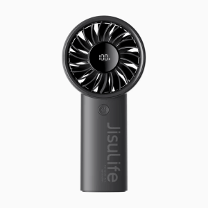 JisuLife Life4 handheld fan 3600mAh in black with LED display