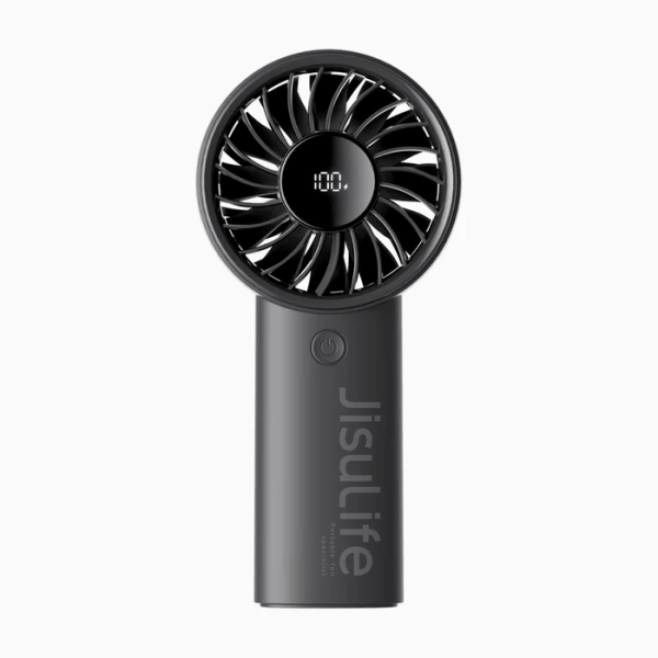 JisuLife Life4 handheld fan 3600mAh in black with LED display